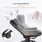 Adjustable Faux Leather Massage Recliner Chair with Ottoman Swivel Seat and 10-Point Vibration